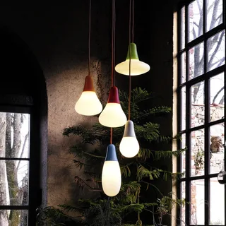 hanglamp Ciulifruli, polyethyleen by Martinelli Luce in Green – product photo 3 of 5