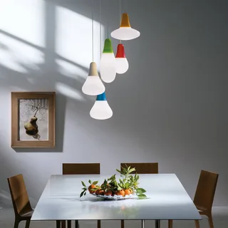 hanglamp Ciulifruli, polyethyleen by Martinelli Luce in Green – product photo 2 of 5