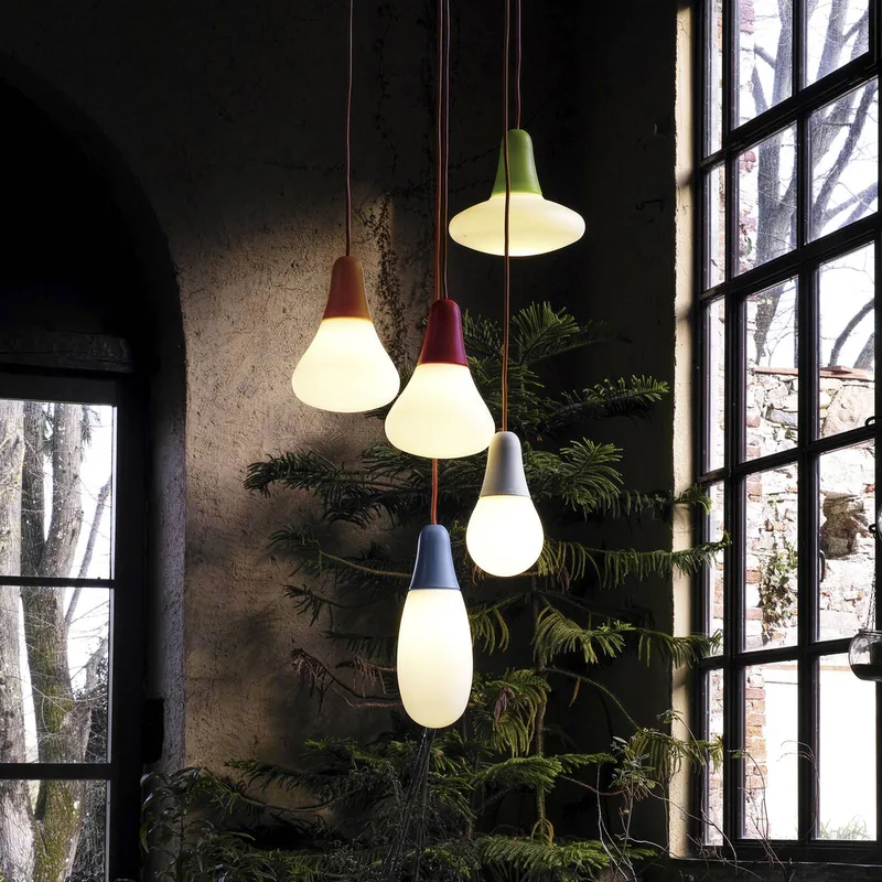 hanglamp Ciulifruli, polyethyleen från Martinelli Luce i Röd – produktbild 3 av 5