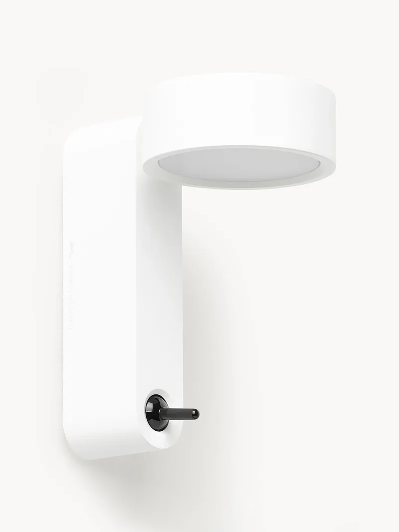 Kleine LED wandlamp Toggle met verstelbare lampenkap by Martinelli Luce – product photo