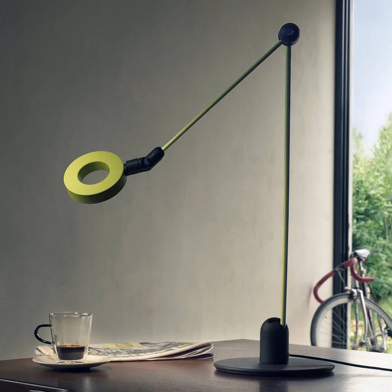 L'amica LED tafellamp, pistache de Martinelli Luce en Geel-groen, Bleu, Anthracite – photo du produit