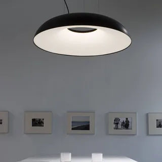 Maggiolone hanglamp 930 60cm zwart fra Martinelli Luce i Sort, Opaal – produktbillede 2 af 2