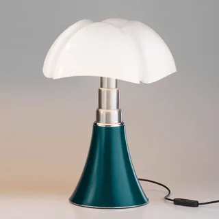 Minipipistrello tafellamp bruin by Martinelli Luce in Green, Roestvrijstaal gesatineerd, Opaalwit – product photo 2 of 4