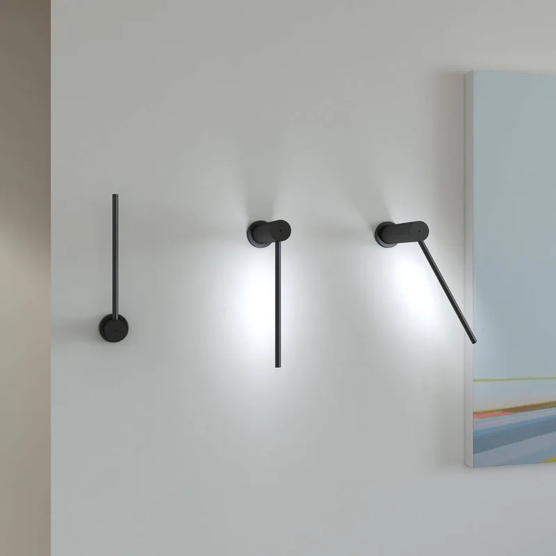 Mosca LED wandlamp 20cm de Martinelli Luce en Noir – photo du produit