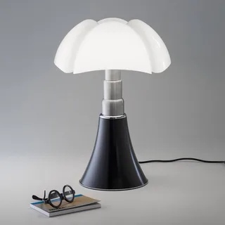 Pipistrello CCT Casambi brun från Martinelli Luce i Donkerbruin, Roestvrijstaal gesatineerd, Opaalwit – produktbild 3 av 5
