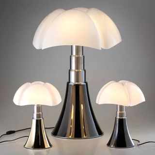 Pipistrello CCT Casambi titaan de Martinelli Luce en Titaangrijs, Roestvrijstaal gesatineerd, Opaalwit – photo du produit 5 sur 5