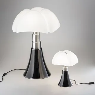 Pipistrello CCT Casambi titaan de Martinelli Luce en Titaangrijs, Roestvrijstaal gesatineerd, Opaalwit – photo du produit 4 sur 5