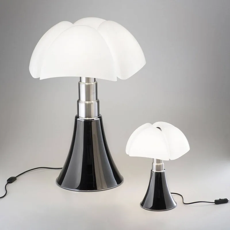 Pipistrello CCT Casambi titaan de Martinelli Luce en Titaangrijs, Roestvrijstaal gesatineerd, Opaalwit – photo du produit 4 sur 5