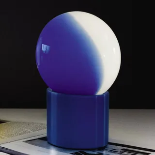 Pulce tafellamp, blauw by Martinelli Luce in Blue, Opaal – product photo 1 of 4
