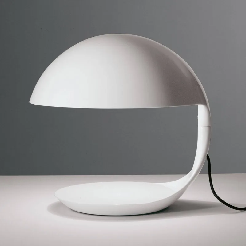 Retro tafellamp COBRA de Martinelli Luce en Blanc – photo du produit