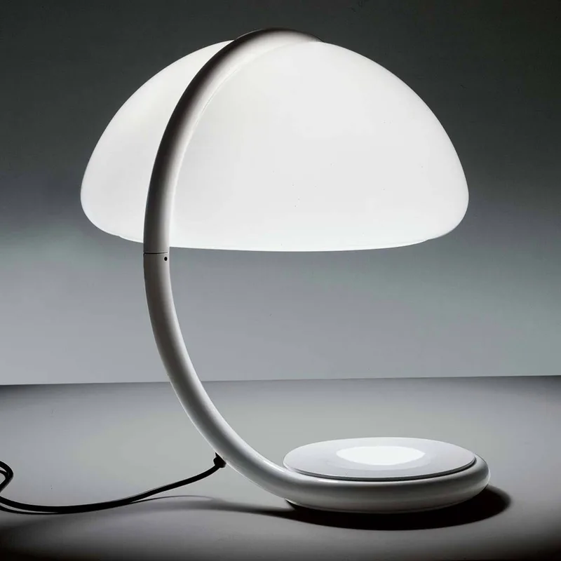 Serpente - tafellamp de Martinelli Luce en Blanc – photo du produit