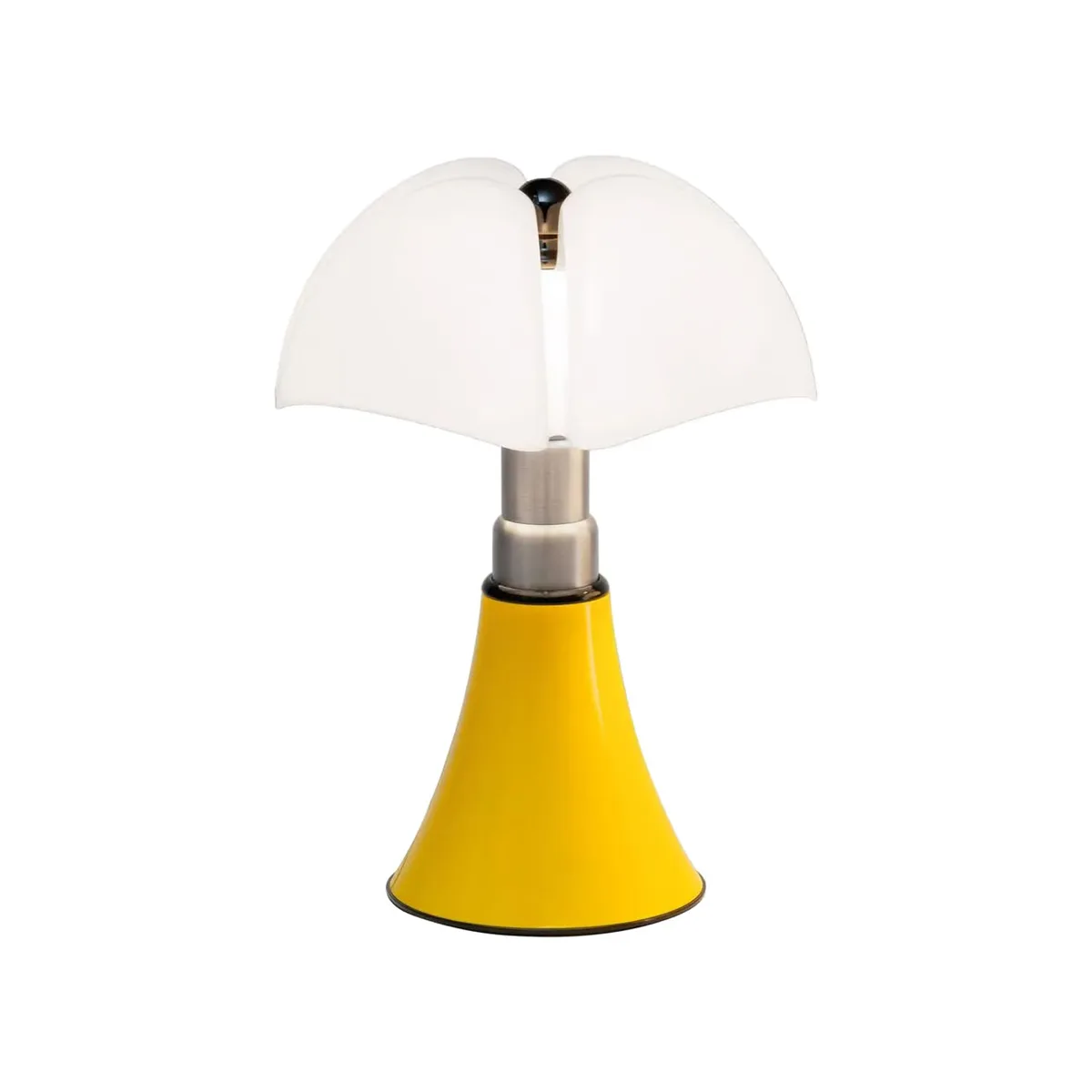 Tischleuchte Pipistrello - Gelb - Opal-Methaclyrat - Designer Gae Aulenti de Martinelli Luce – photo du produit