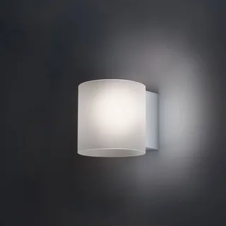 Tube wandlamp, glazen kap 10 cm fra Martinelli Luce i Hvid – produktbillede 3 af 5