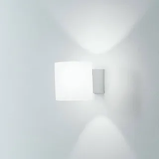 Tube wandlamp, glazen kap 10 cm fra Martinelli Luce i Hvid – produktbillede 2 af 5