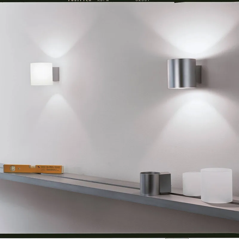 Tube wandlamp, glazen kap 10 cm fra Martinelli Luce i Hvid – produktbillede 5 af 5