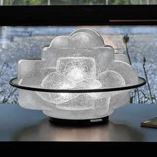 Vloerlamp Profiterolle als lichtdecoratie van Martinelli Luce in Transparant, Zwart – productfoto 1 van 5