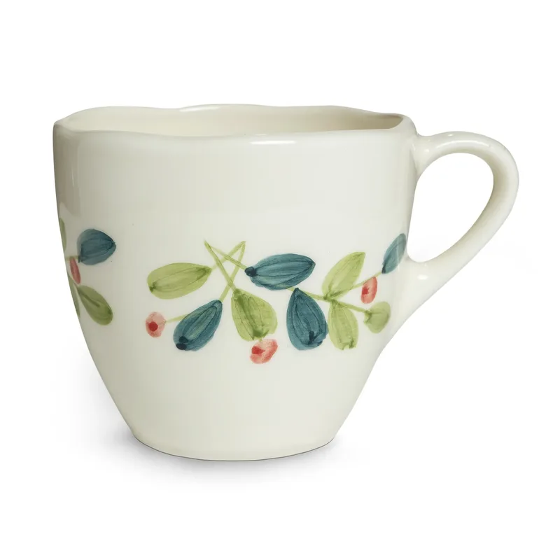 Basic Weihnachtstasse 60 cl Weiß-Multi von Mateus – Produktfoto