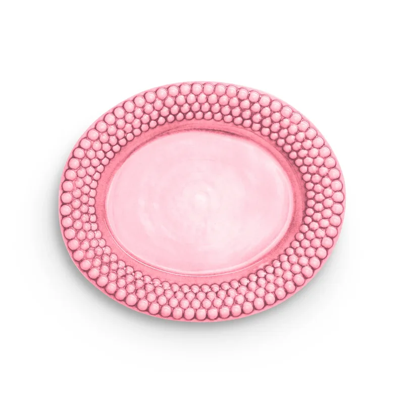 Bubbles ovaler Teller 35cm Rosa by Mateus – product photo