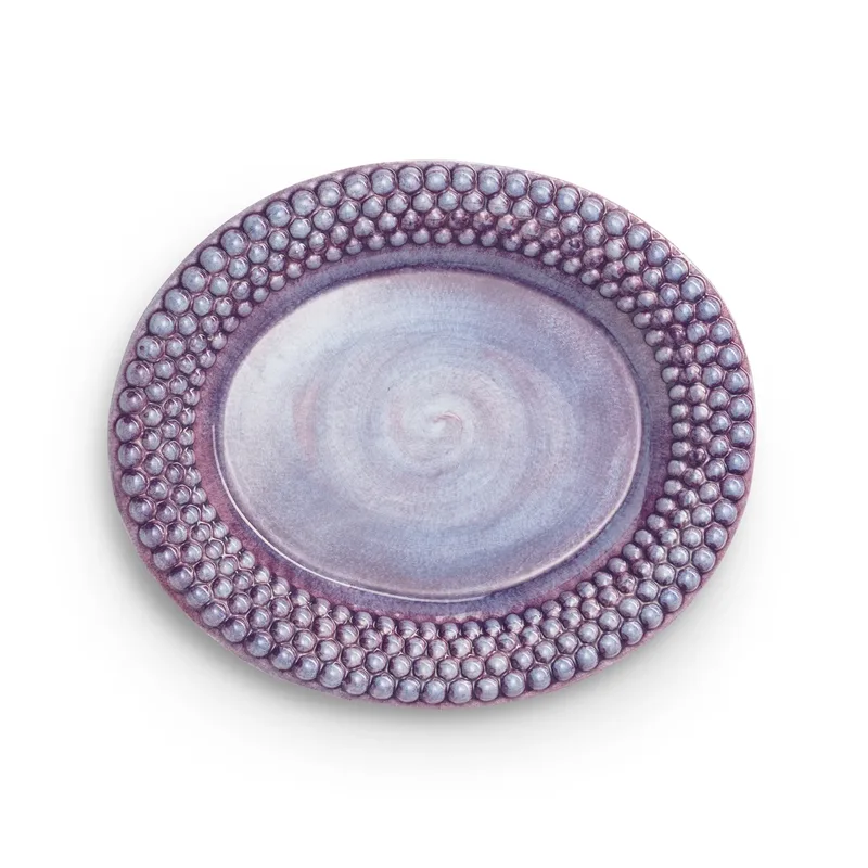 Bubbles ovaler Teller 35cm Violett by Mateus – product photo