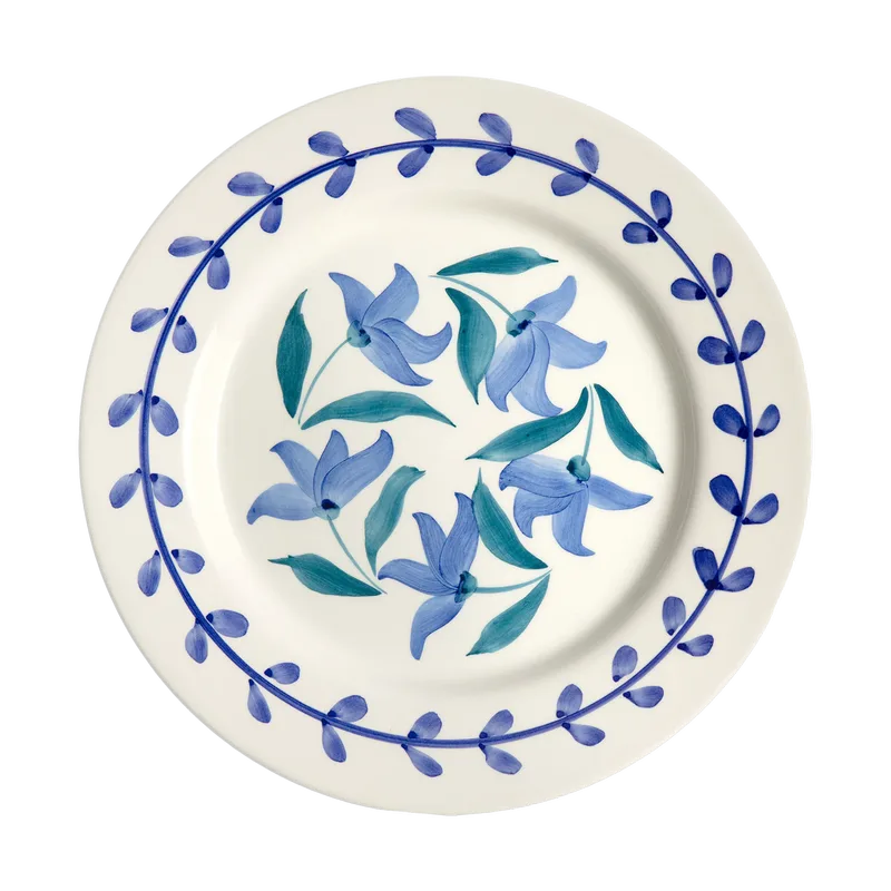Flowers blossom Teller Ø28 cm Weiß von Mateus – Produktfoto