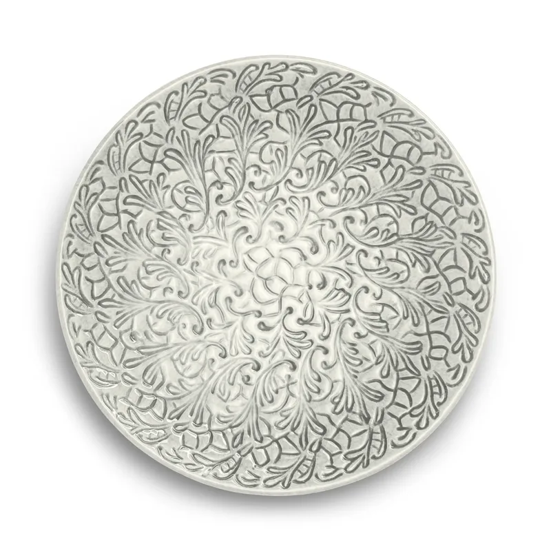 Lace Teller 20cm Grau by Mateus – product photo