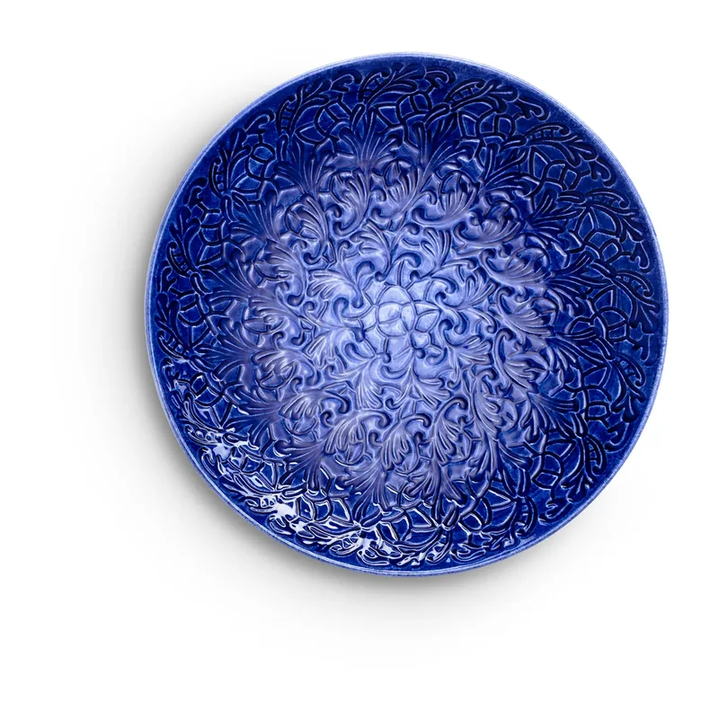 Lace Teller 34cm Blau von Mateus – Produktfoto