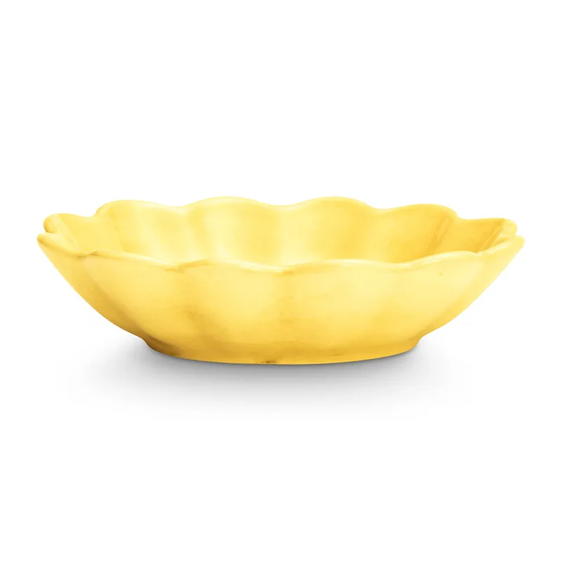 Oyster Schale 16 x 18cm Gelb van Mateus – productfoto