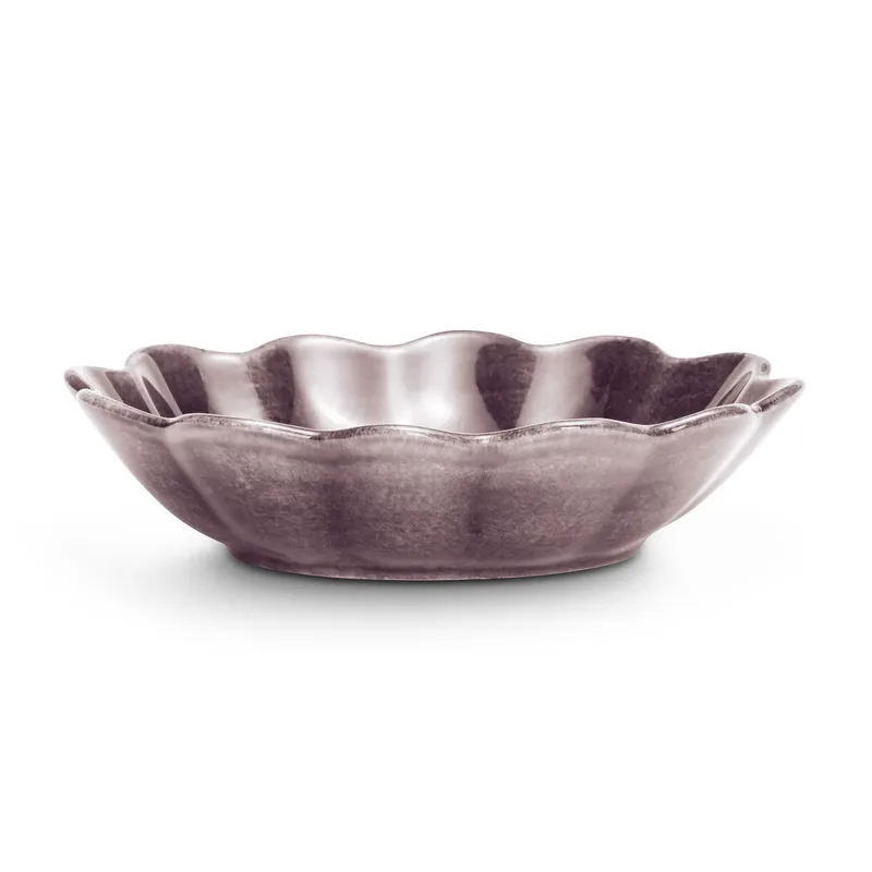 Oyster Schale 16 x 18cm Pflaume von Mateus – Produktfoto
