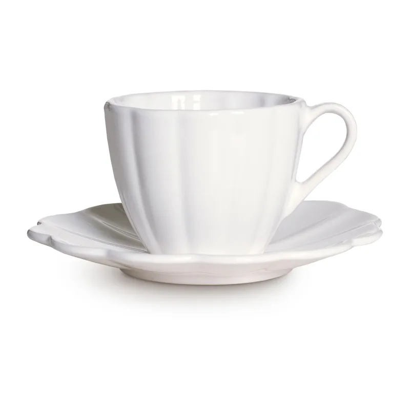 Oyster Tasse mit Untertasse 25 cl Weiß by Mateus – product photo