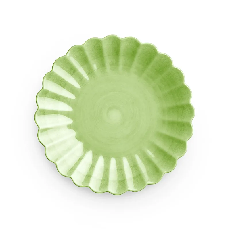 Oyster Teller 20cm Grün van Mateus – productfoto