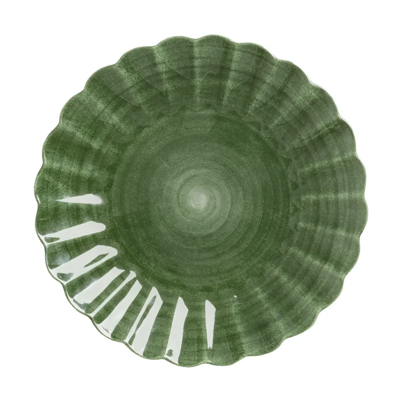 Oyster Teller 28cm Forest green von Mateus – Produktfoto