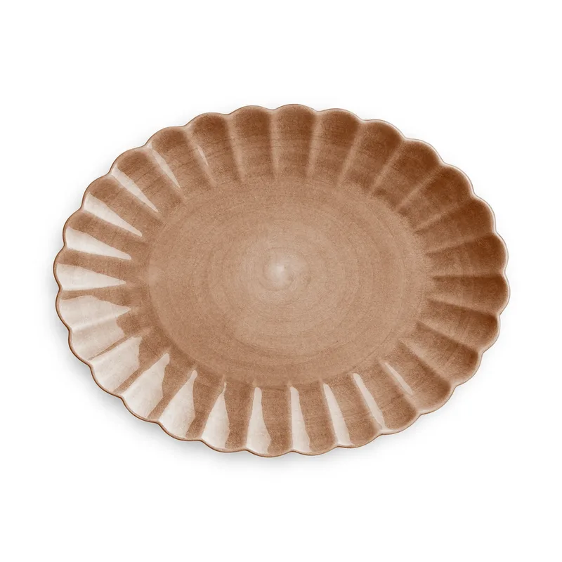 Oyster Teller 30 x 35cm Cinnamon von Mateus – Produktfoto