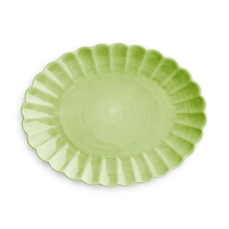 Oyster Teller 30 x 35cm Grün by Mateus – product photo