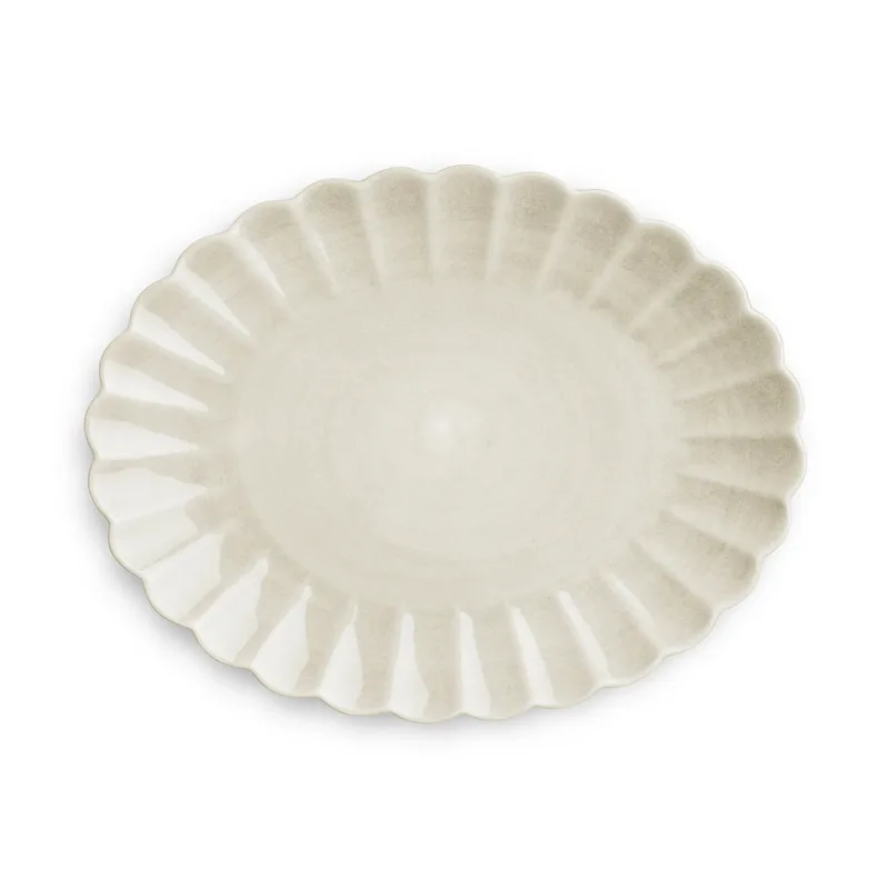 Oyster Teller 30 x 35cm Sand by Mateus – product photo