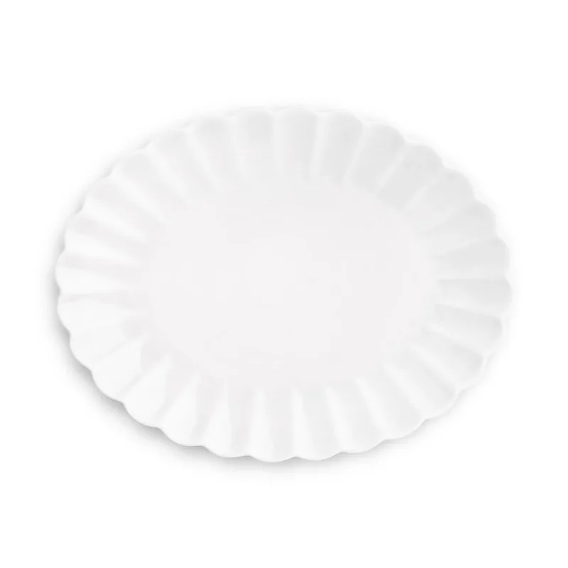 Oyster Teller 30 x 35cm Weiß von Mateus – Produktfoto