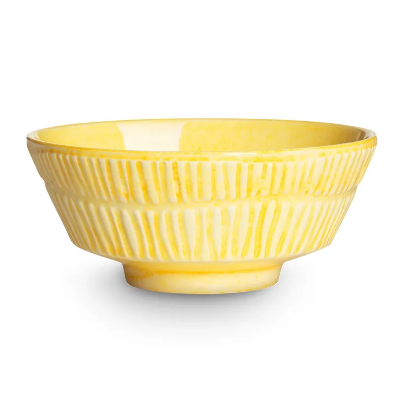 Stripes Schale Ø15cm Gelb von Mateus – Produktfoto