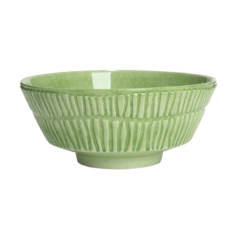 Stripes Schale Ø15cm Grün von Mateus – Produktfoto