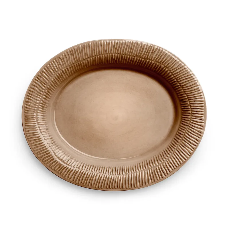 Stripes Teller 30 x 35cm Cinnamon by Mateus – product photo