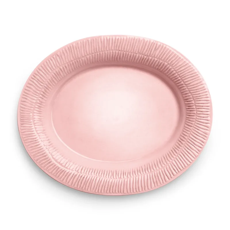 Stripes Teller 30 x 35cm Hellrosa de Mateus – photo du produit