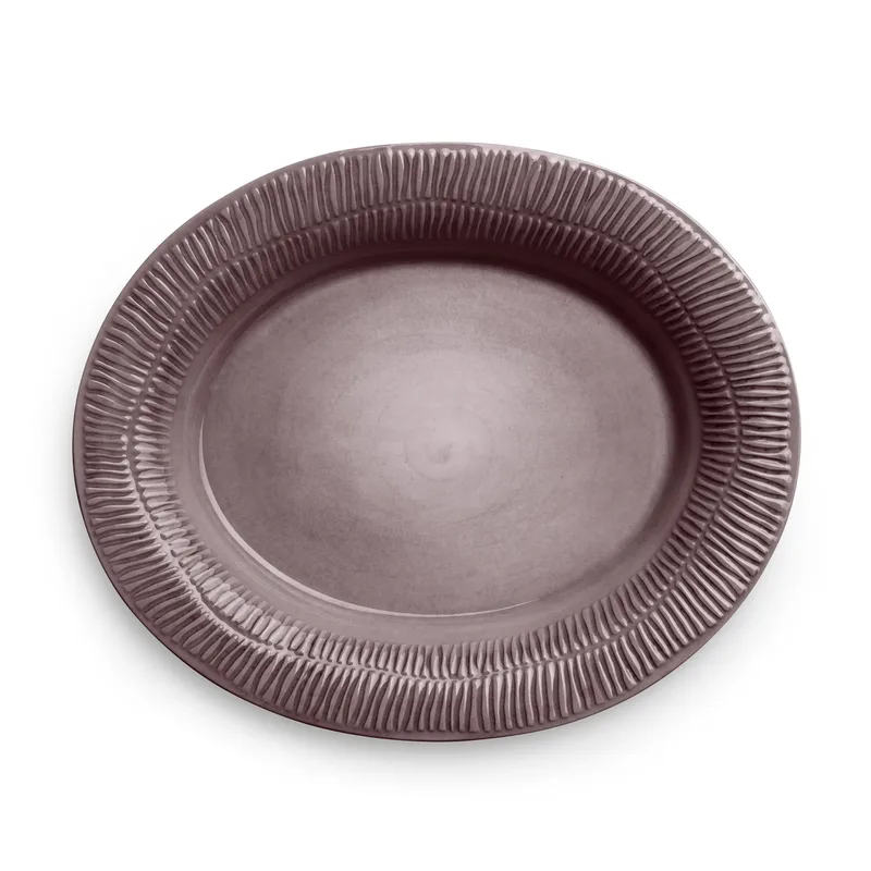 Stripes Teller 30 x 35cm Plum by Mateus – product photo