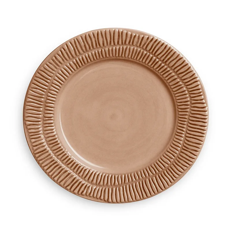 Stripes Teller Ø21cm Cinnamon by Mateus – product photo
