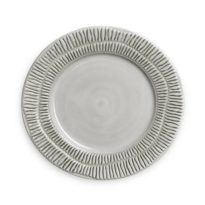 Stripes Teller Ø21cm Grau by Mateus – product photo