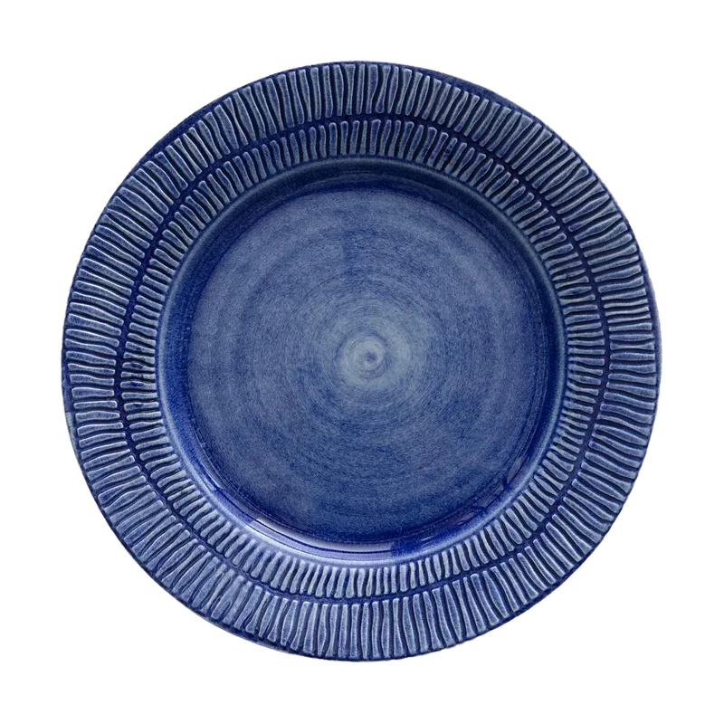 Stripes Teller Ø28cm Blau by Mateus – product photo