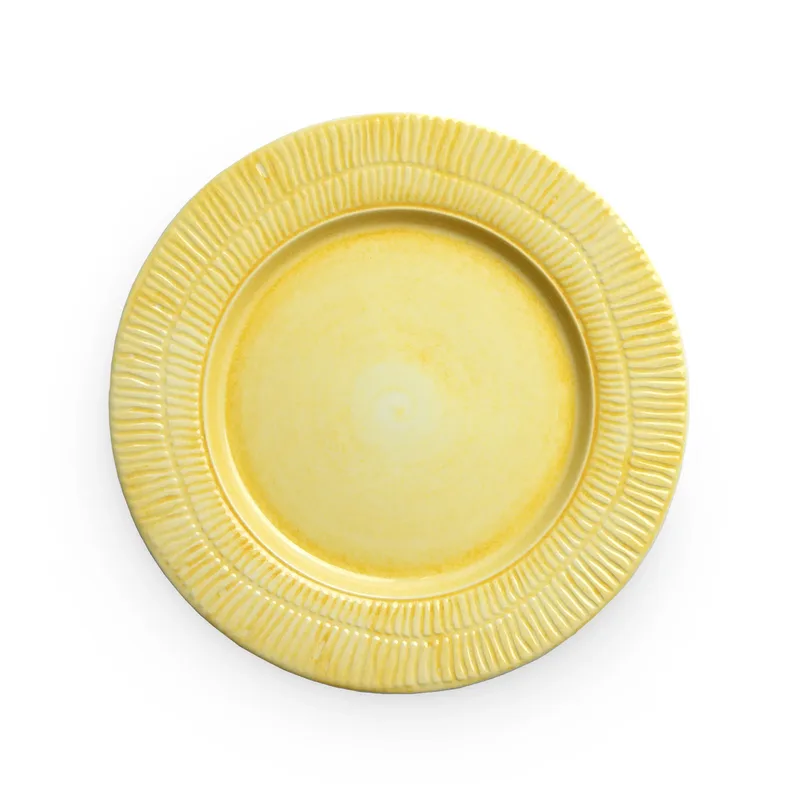 Stripes Teller Ø28cm Gelb by Mateus – product photo
