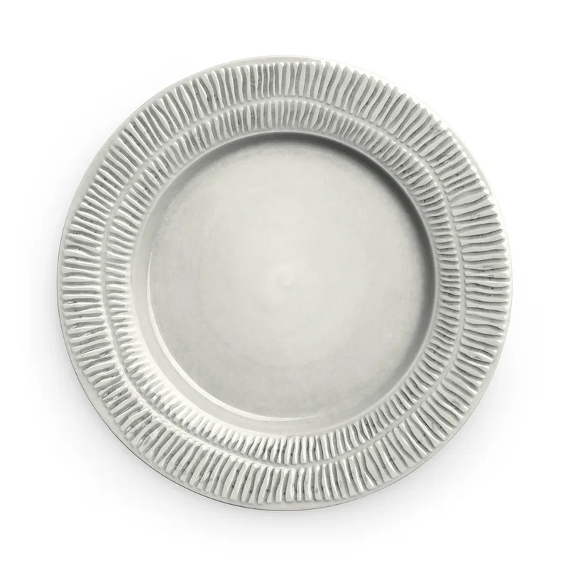 Stripes Teller Ø28cm Grau by Mateus – product photo