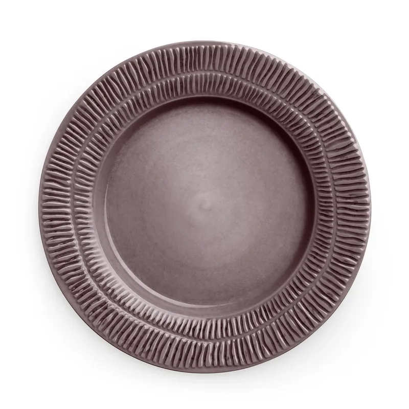Stripes Teller Ø28cm Plum by Mateus – product photo