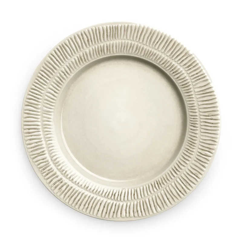 Stripes Teller Ø28cm Sand by Mateus – product photo