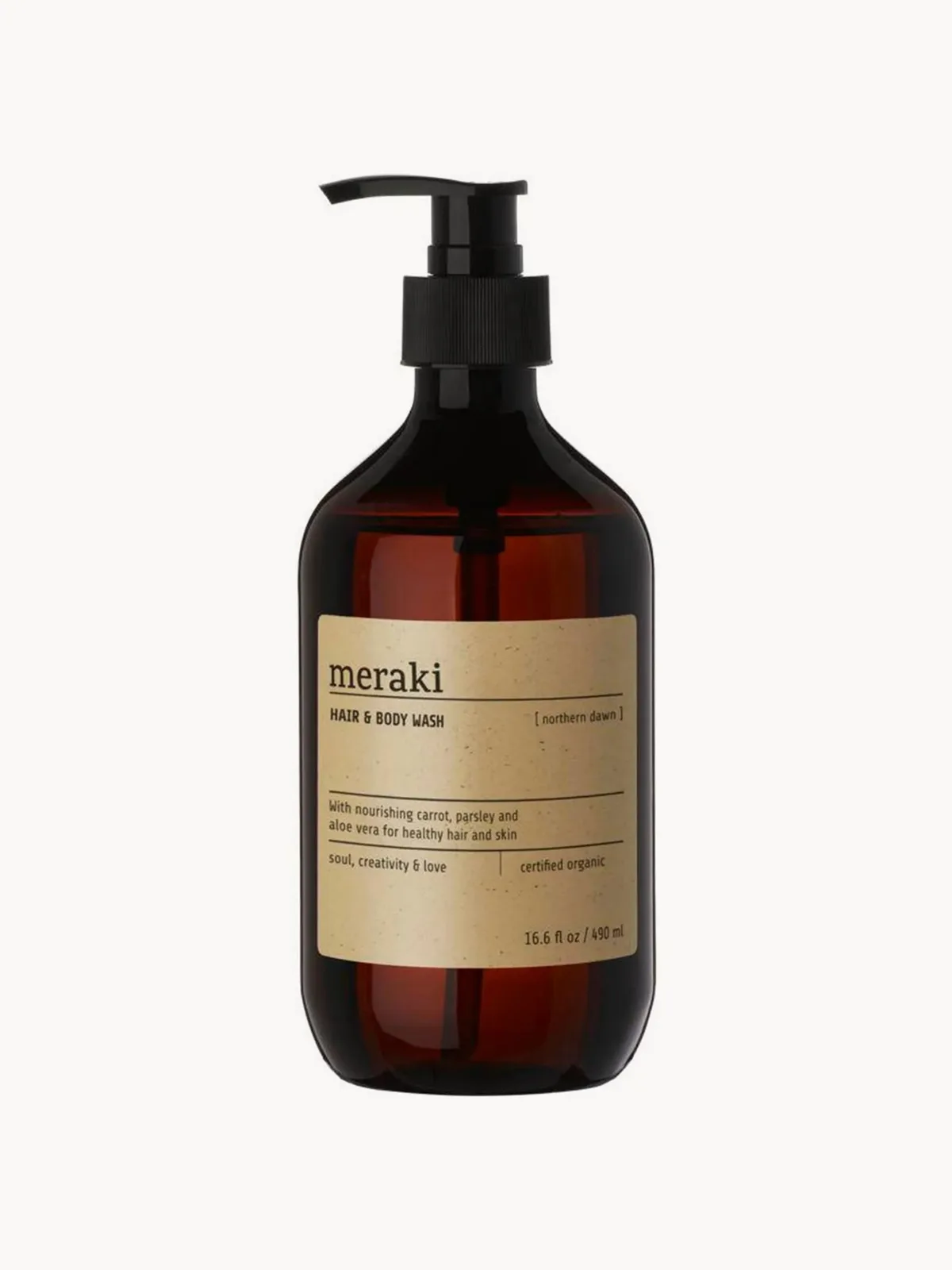 Hair & body wash, Northern Dawn 490 ml fra Meraki – produktbillede