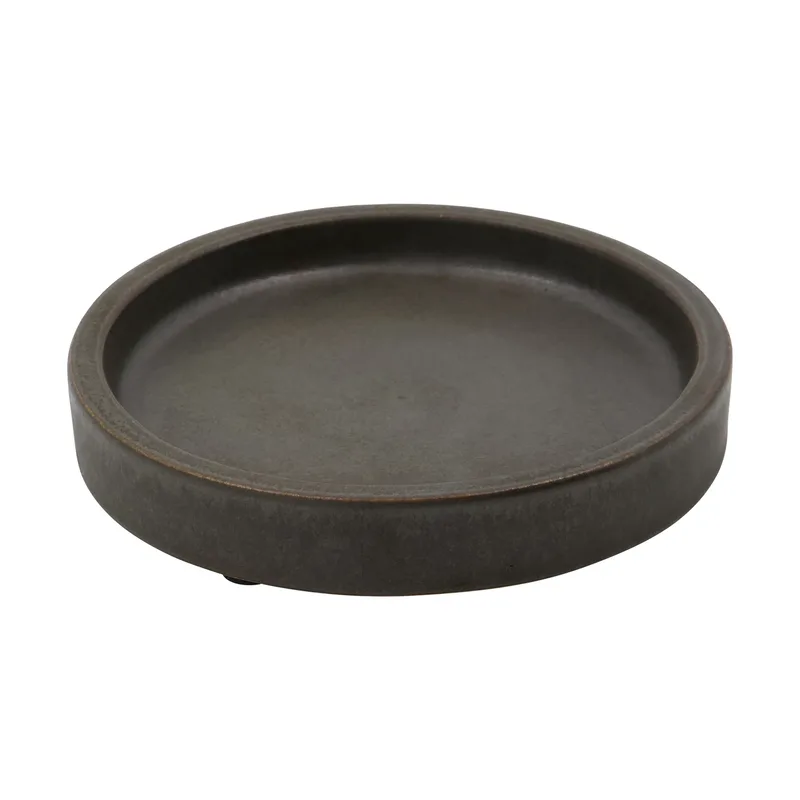 Datura Seifenhalter Ø12,5 cm Dunkelgrau by Meraki – product photo