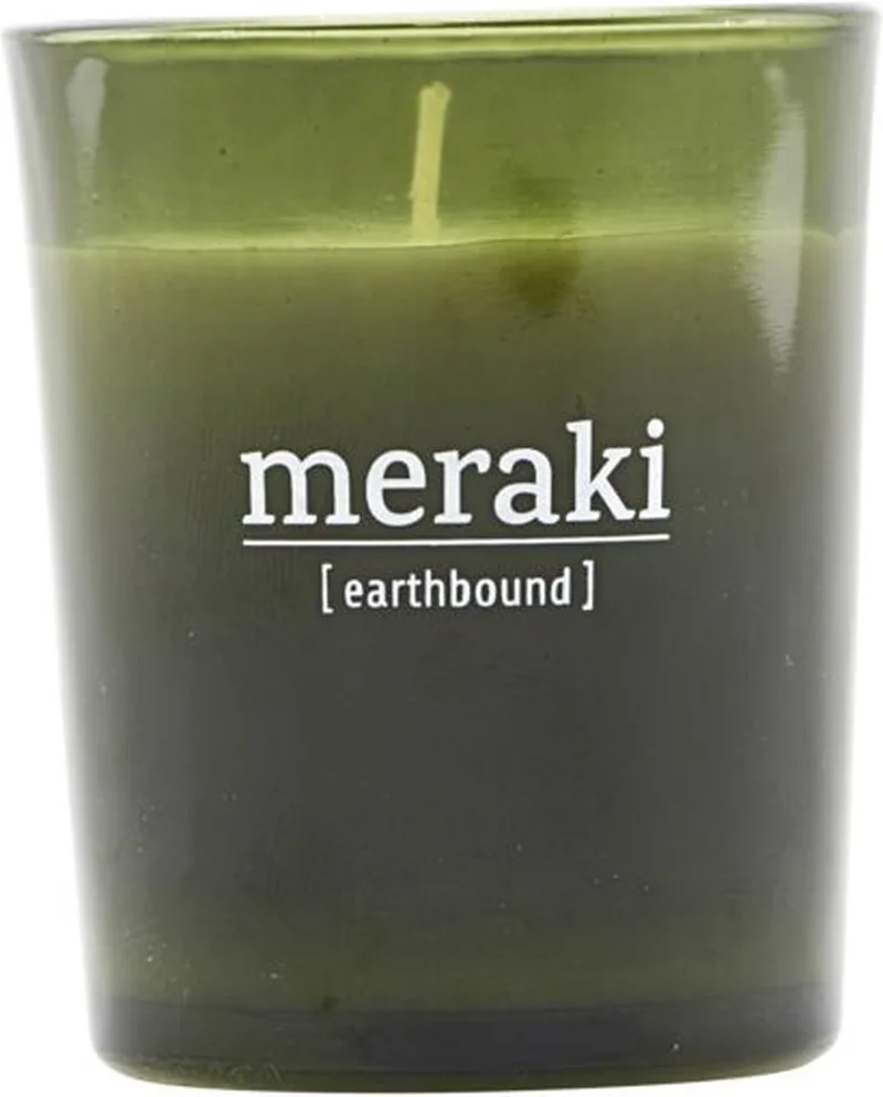 Geurkaars Earthbound groen fra Meraki – produktbillede